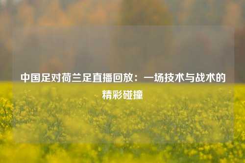 中国足对荷兰足直播回放：一场技术与战术的精彩碰撞